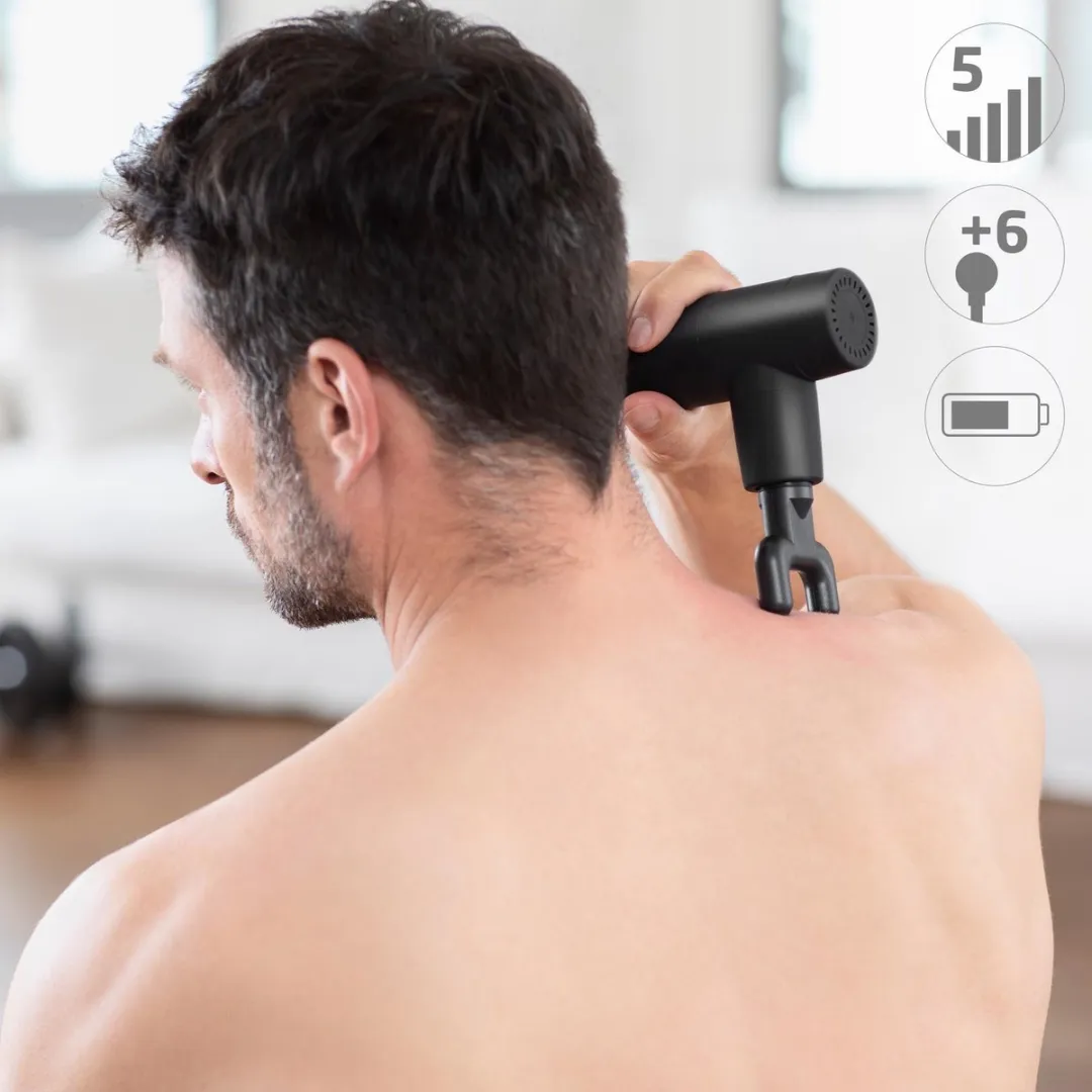 Medisana MG 150 Massagepistool - 6 Koppen - Zwart
