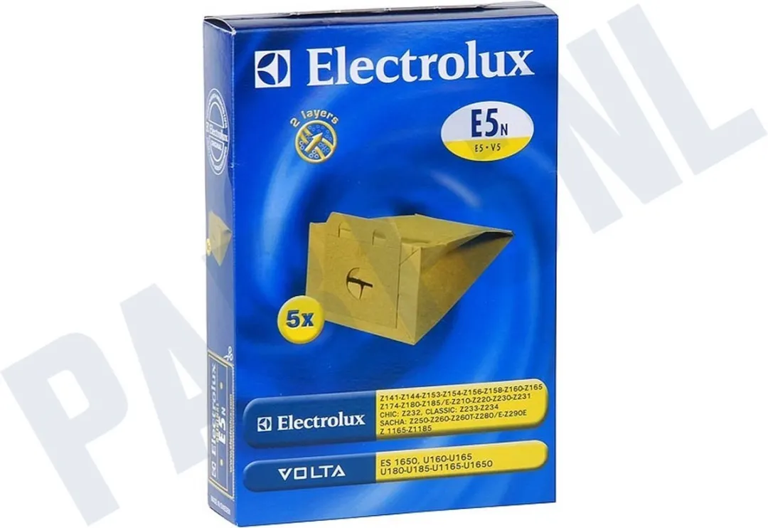 Electrolux S-Bag E5n Stofzuigerzakken - 5 Stuks