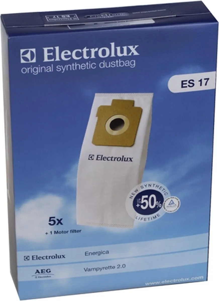 Electrolux Energica Stofzuigerzakken 20 Stuks (5x4) - o.a. AEG Vampyrette 2.0