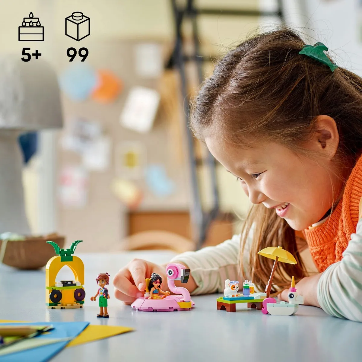 LEGO Friends Zwembadfeestje 42658 - Speelgoed - 2 Minifiguren - 99 Stukken - Multicolor