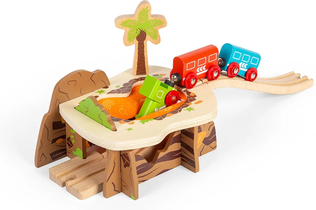 BigJigs Houten Treinbaan Lavatunnel BJT287