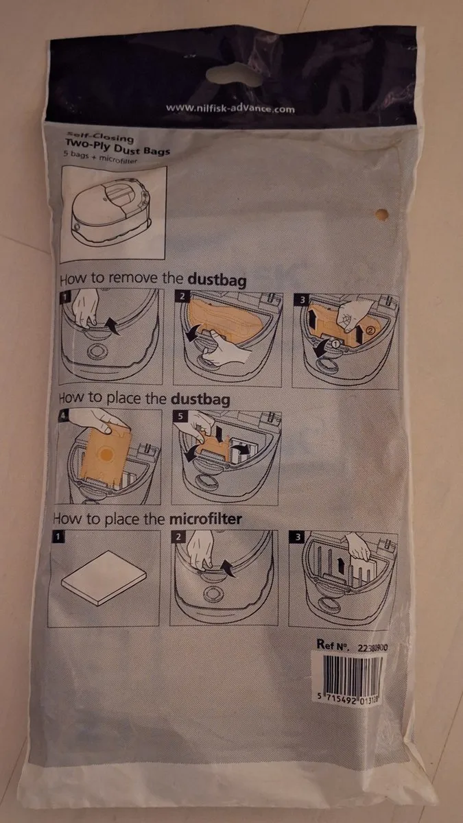 Nilfisk stofzuigerzakken 22380900