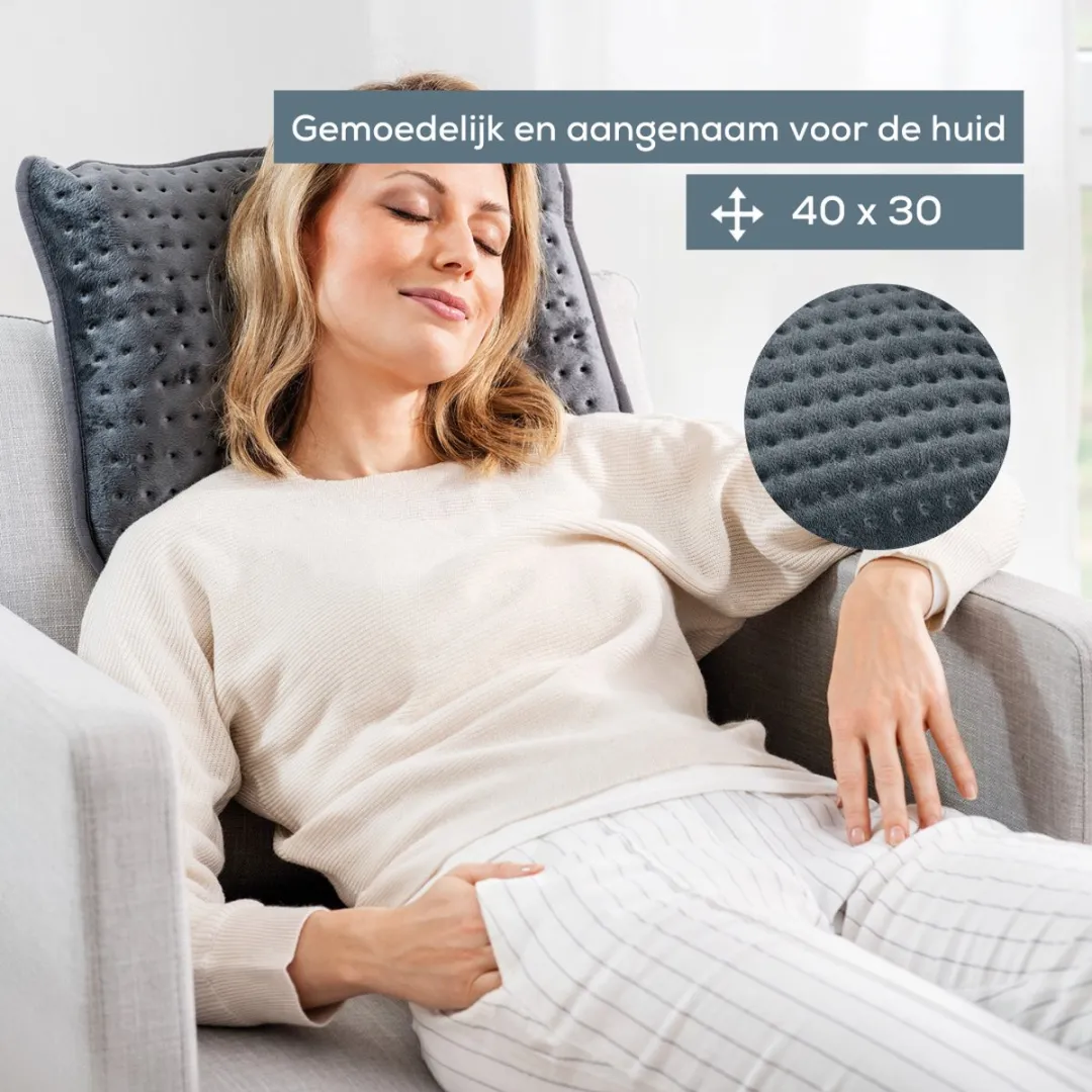 Beurer HK 48 Cosy Warmtekussen 40x30cm - 3 standen - Grijs