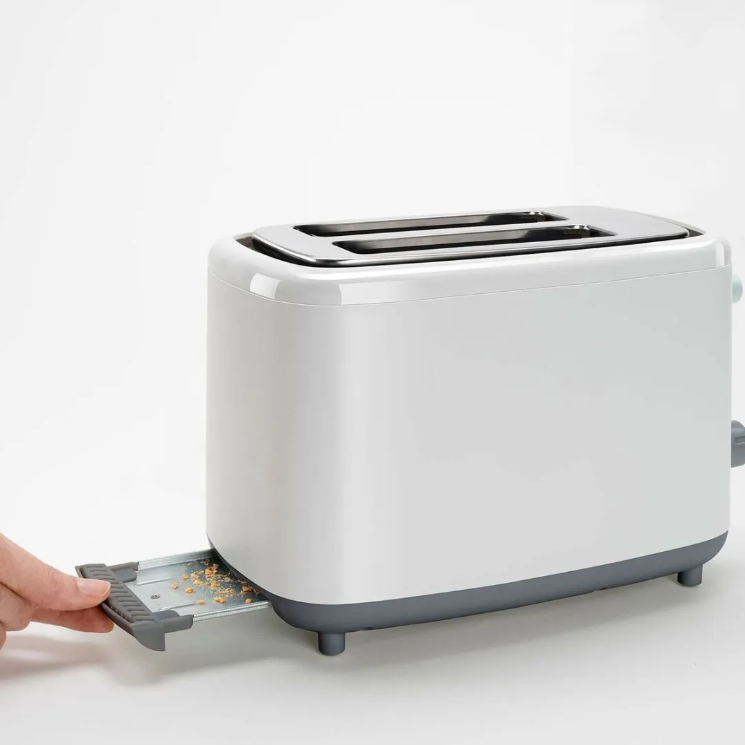 BLACK+DECKER BXTOA820E Broodrooster 2 Sneden 820W - Wit