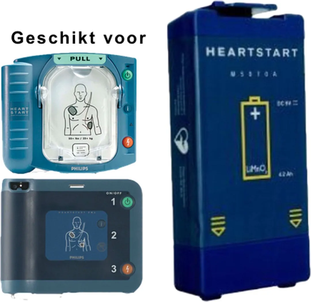 Philips HeartStart HS1 en FRx batterij