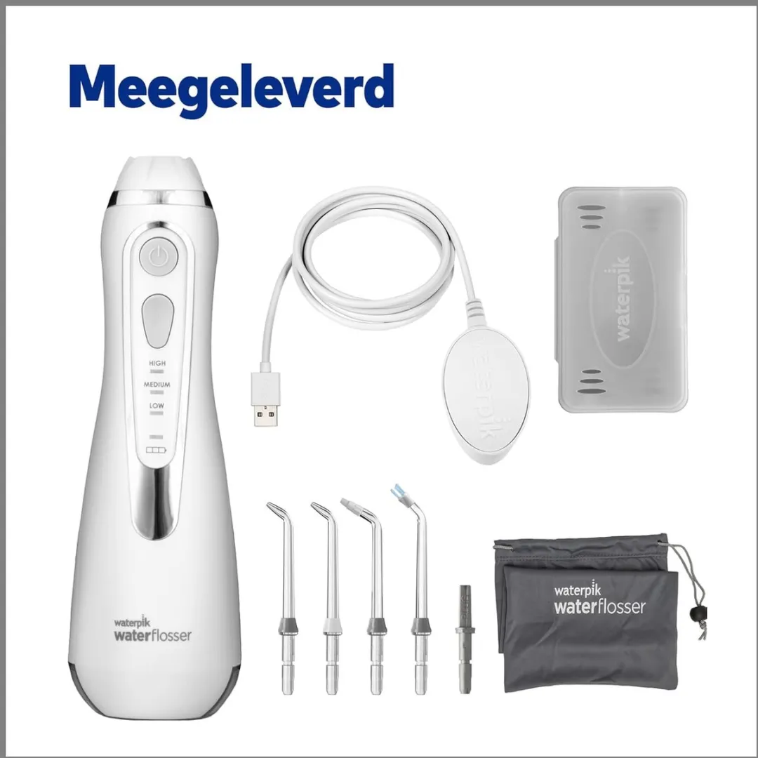 Waterpik WP-580 Draadloze Waterflosser - 200ml - 3 Snelheden - Wit