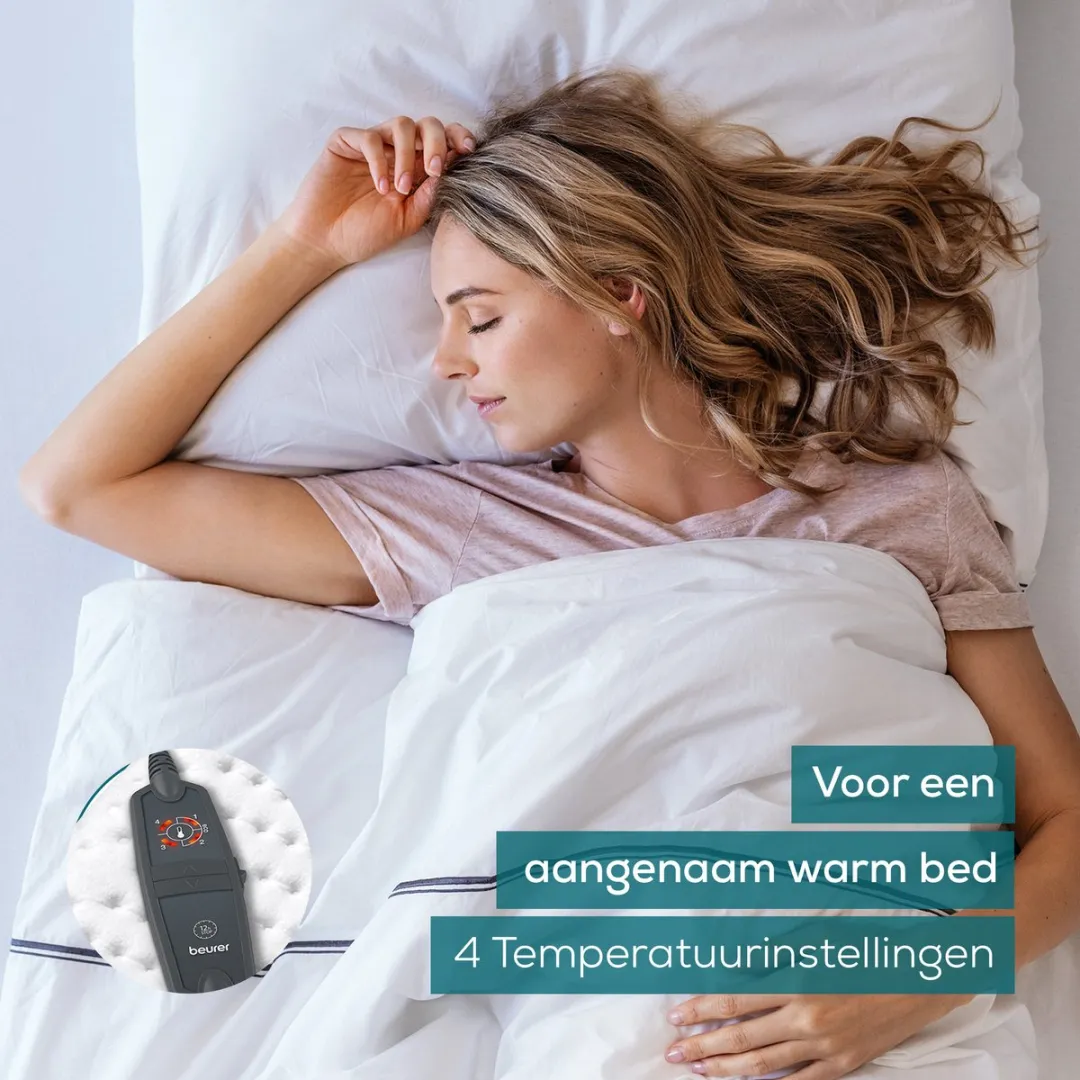 Beurer UB 60 Green Planet Onderdeken 150x80cm - 60W - Wit
