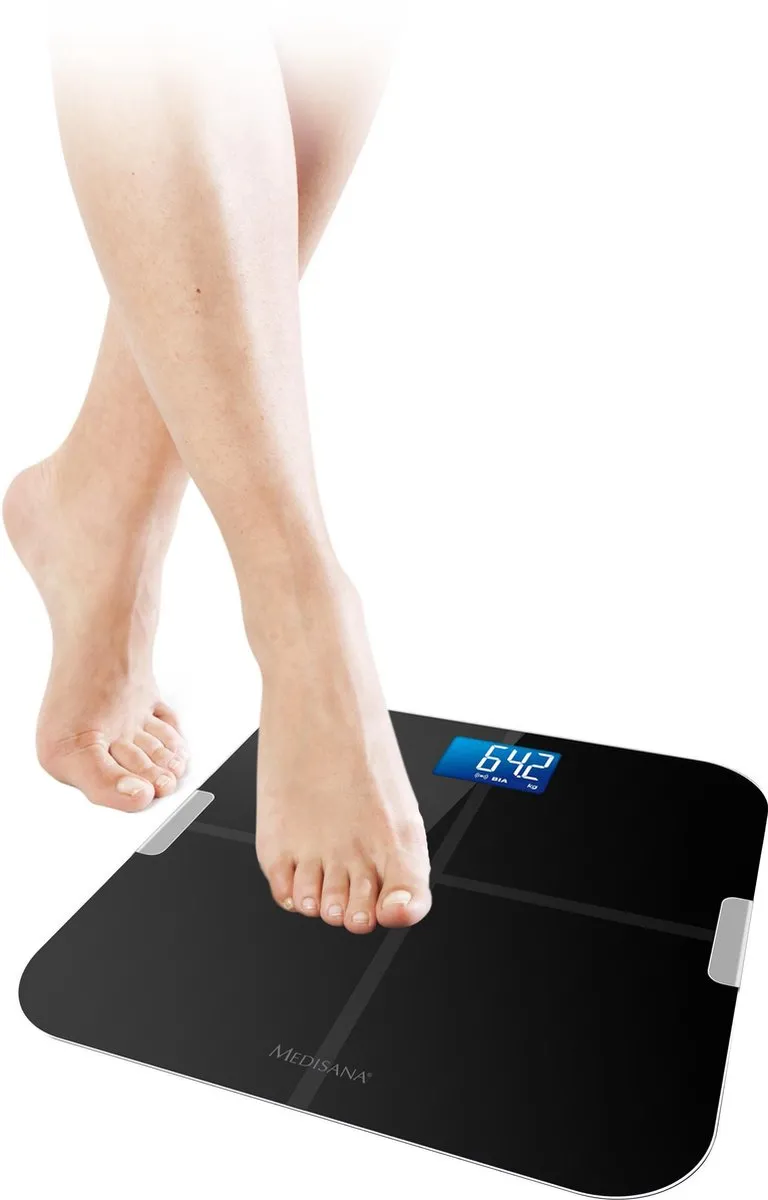 Medisana BS 440 Connect Lichaamsanalyseweegschaal - 180 kg - Zwart
