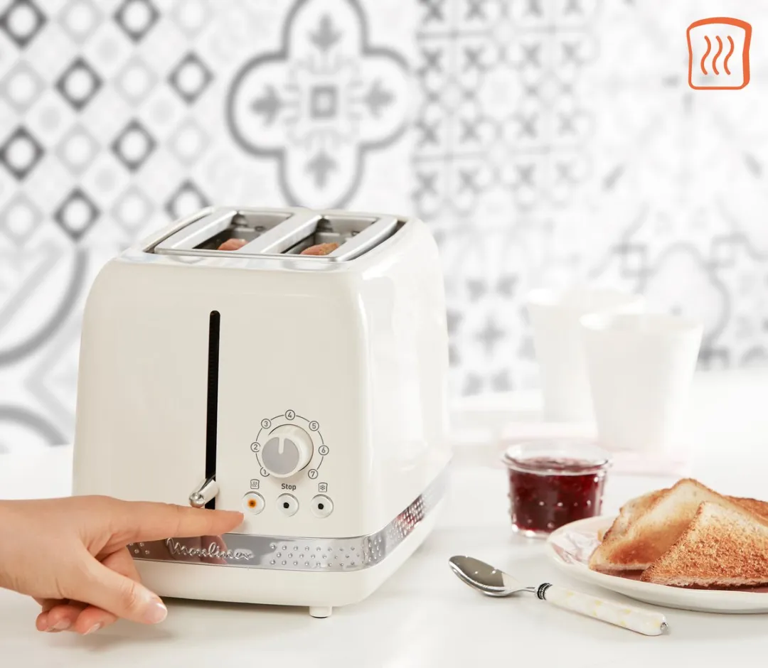 Moulinex LT300A10 Broodrooster 2 Sneden - 850W - Ivoor