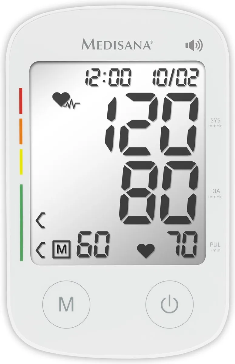 Medisana BU 535 Voice Bloeddrukmeter - 2 Personen - 120 Metingen - Wit - afbeelding 5 van 5