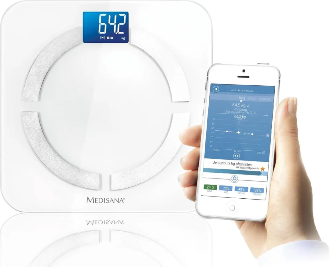Medisana BS 430 Connect Lichaamsanalyseweegschaal - Wit