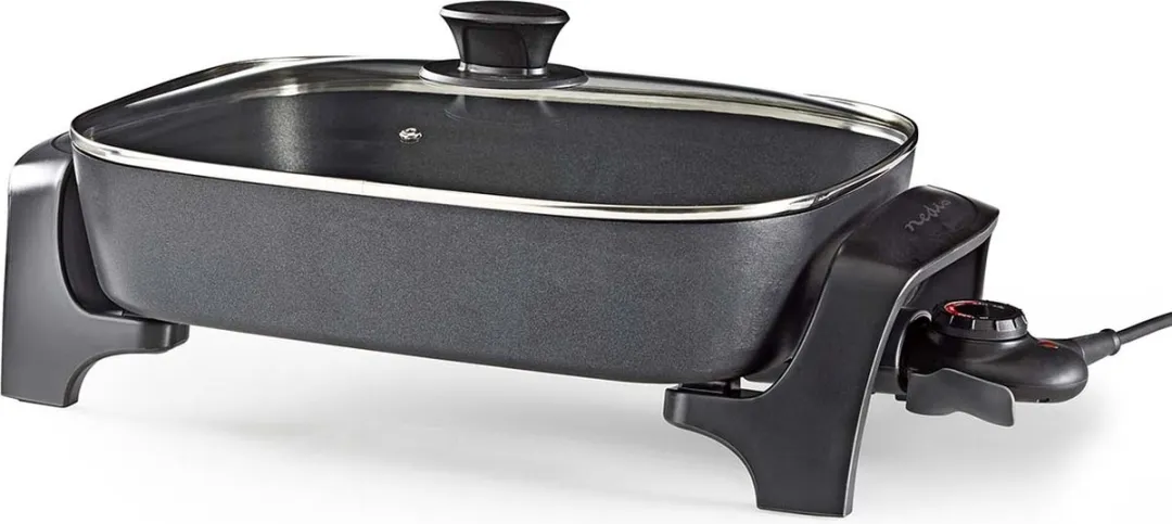 Nedis FCSP110EBK40 Elektrische Hapjespan 2200W - 40cm - Zwart