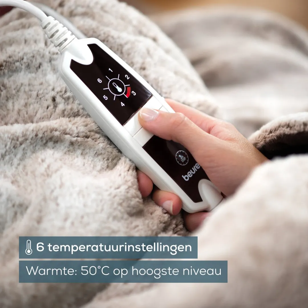Beurer HD 150 XXL Warmtedeken 200x150cm Nordic Taupe - 110W