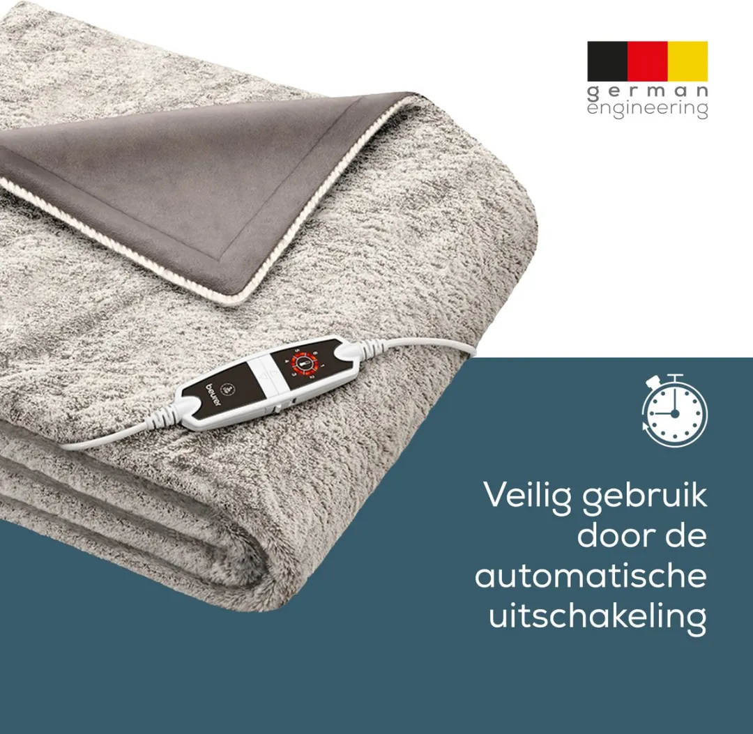 Beurer HD 150 XXL Warmtedeken 200x150cm Nordic Taupe - 110W