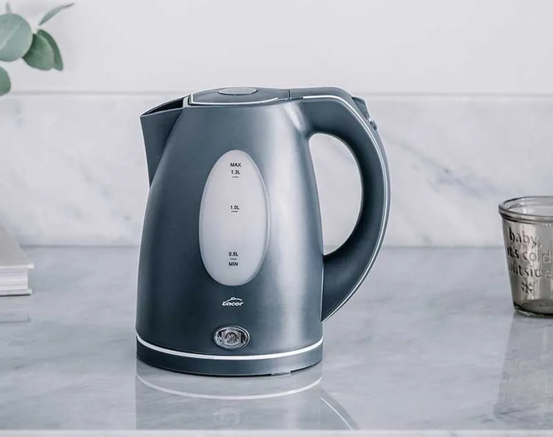 Lacor 69590 Waterkoker 1.3L - 2200W - Grijs