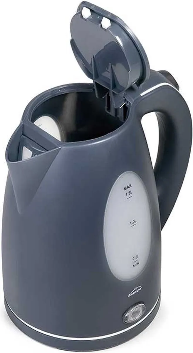 Lacor 69590 Waterkoker 1.3L - 2200W - Grijs
