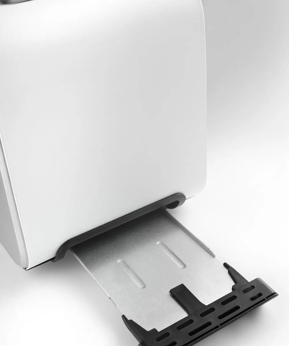 De'Longhi CTX 2203.W Broodrooster 2 Sneden - 550W - Zilver/Wit
