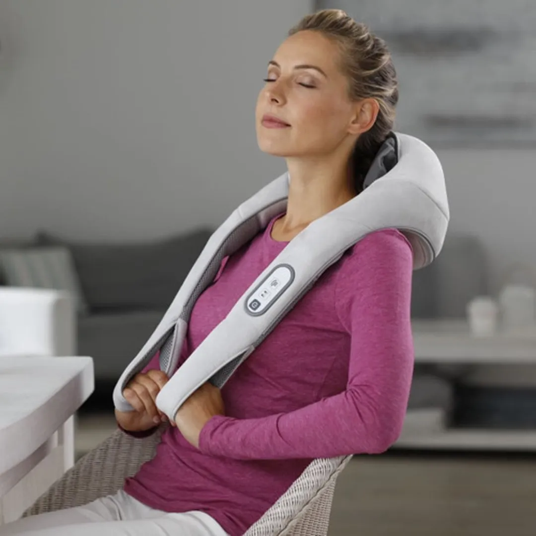 Medisana NM 860 Shiatsu Nekmassagekussen - 4 Koppen - Lichtgrijs
