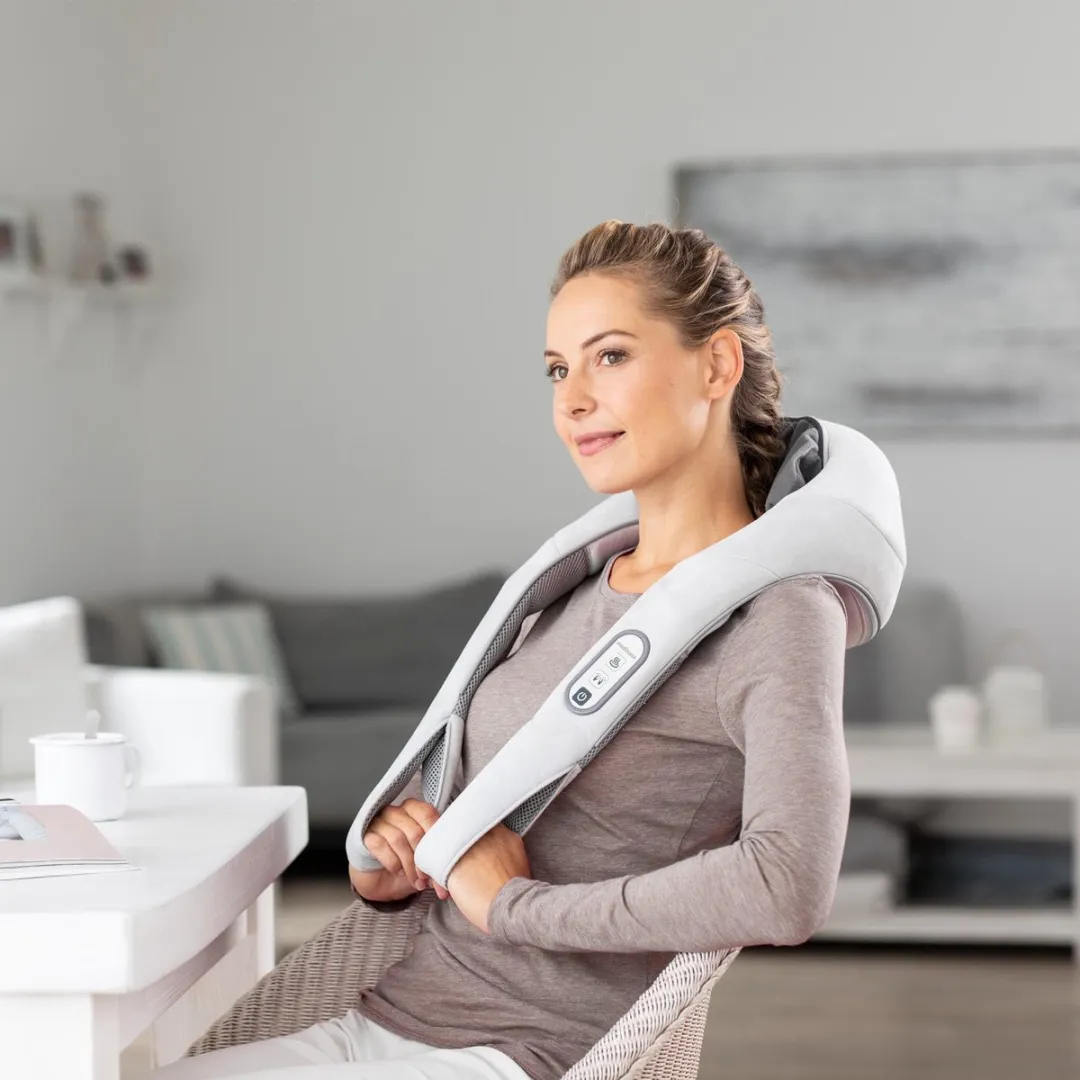 Medisana NM 860 Shiatsu Nekmassagekussen - 4 Koppen - Lichtgrijs