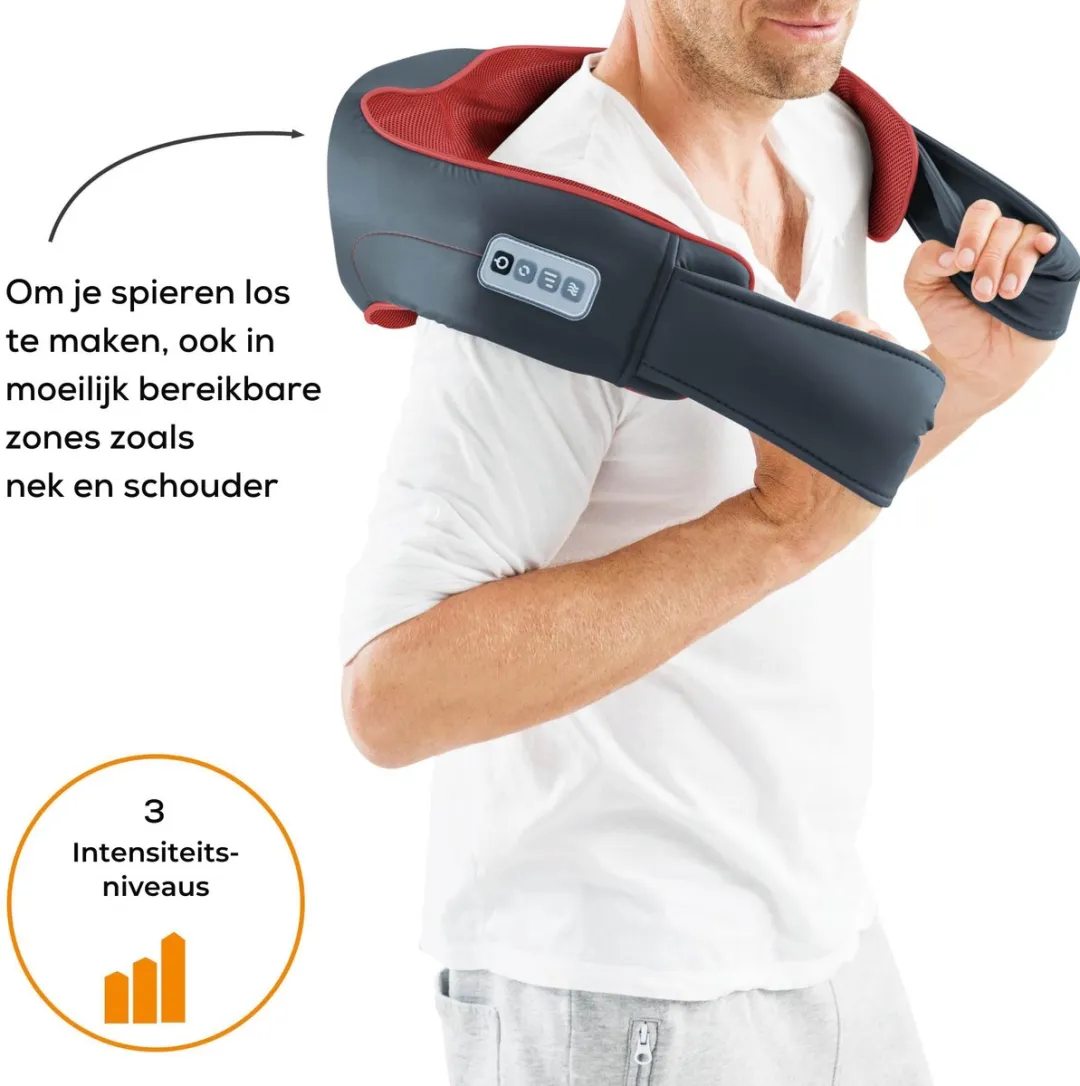 Beurer MG 151 3D Shiatsu Massagekussen - 8 Koppen - 3 Intensiteiten - Licht & Verwarming - afbeelding 6 van 6