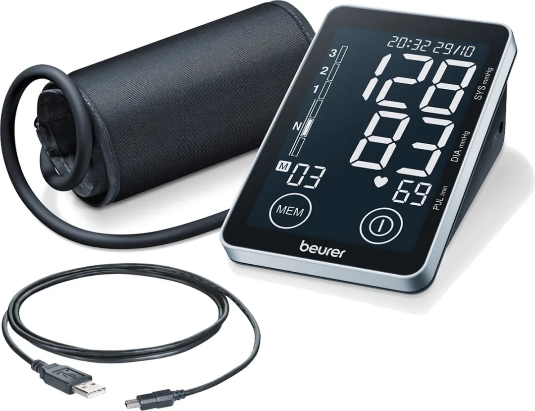 Beurer BM 58 Bloeddrukmeter - 4 Gebruikers, 120 Metingen - XL Touchscreen