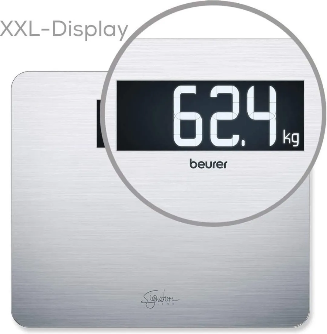 Beurer GS 405 Personenweegschaal - Digitaal - 200 kg - 30x35cm - Zwart - afbeelding 6 van 6