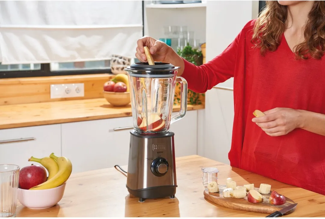 BLACK+DECKER BXJB800E Blender 800W - 1,5L - Zwart