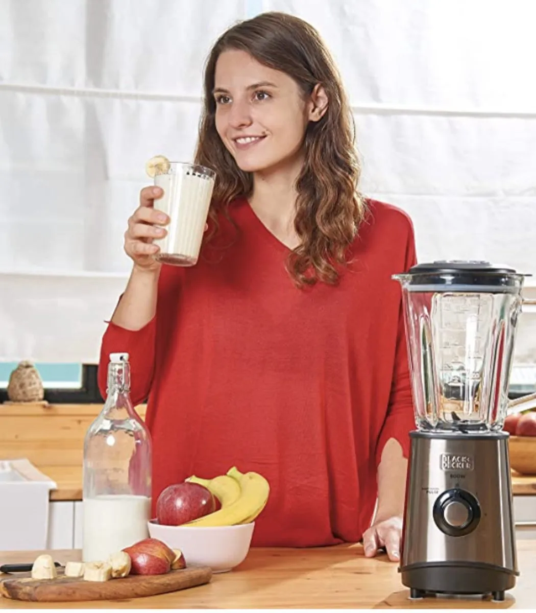 BLACK+DECKER BXJB800E Blender 800W - 1,5L - Zwart