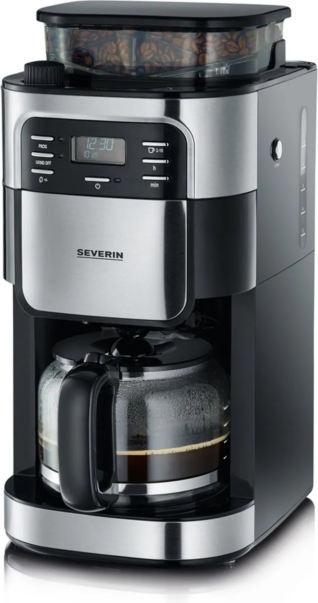 Severin Koffiekan 5410 - Transparant/Zwart