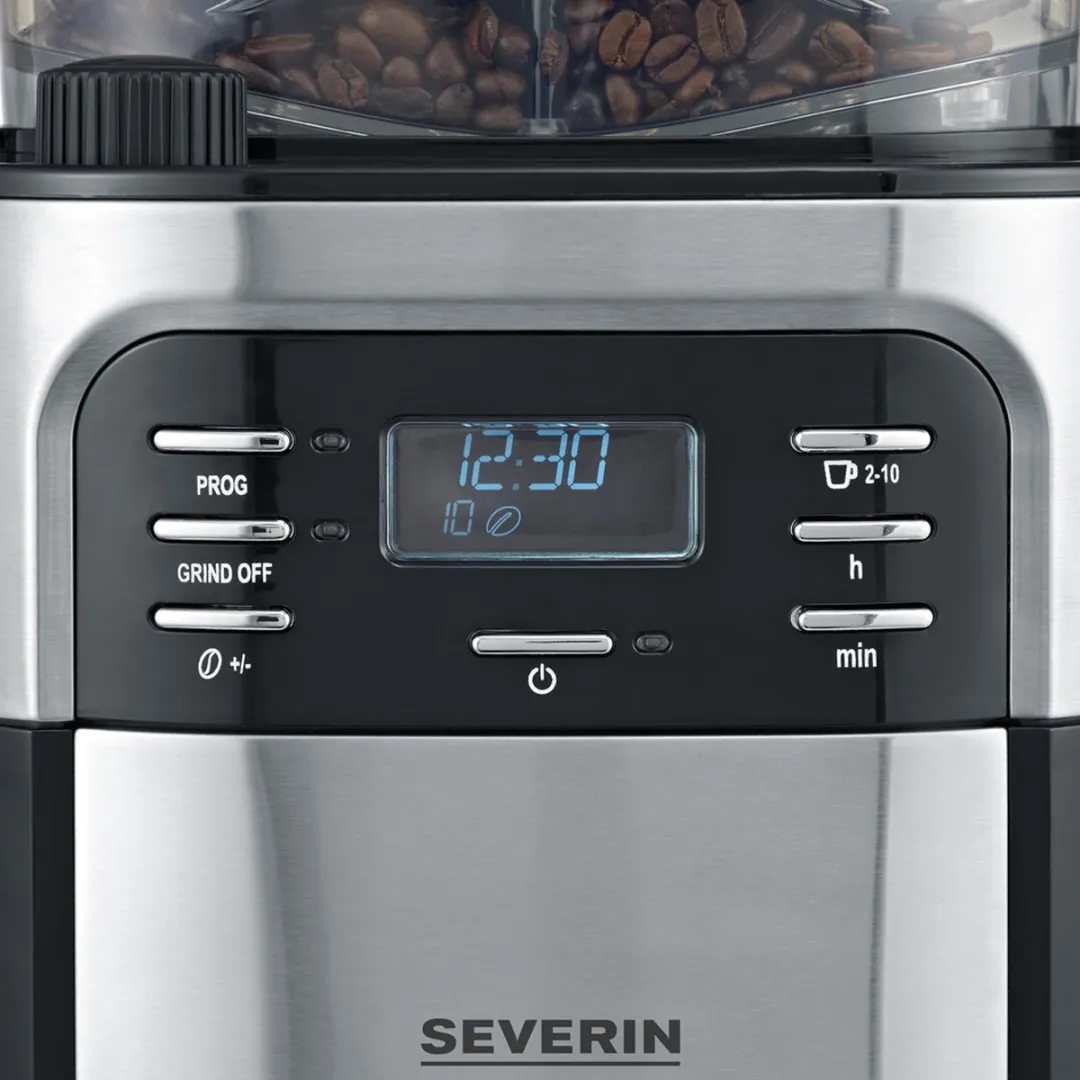 Severin Koffiekan 5410 - Transparant/Zwart