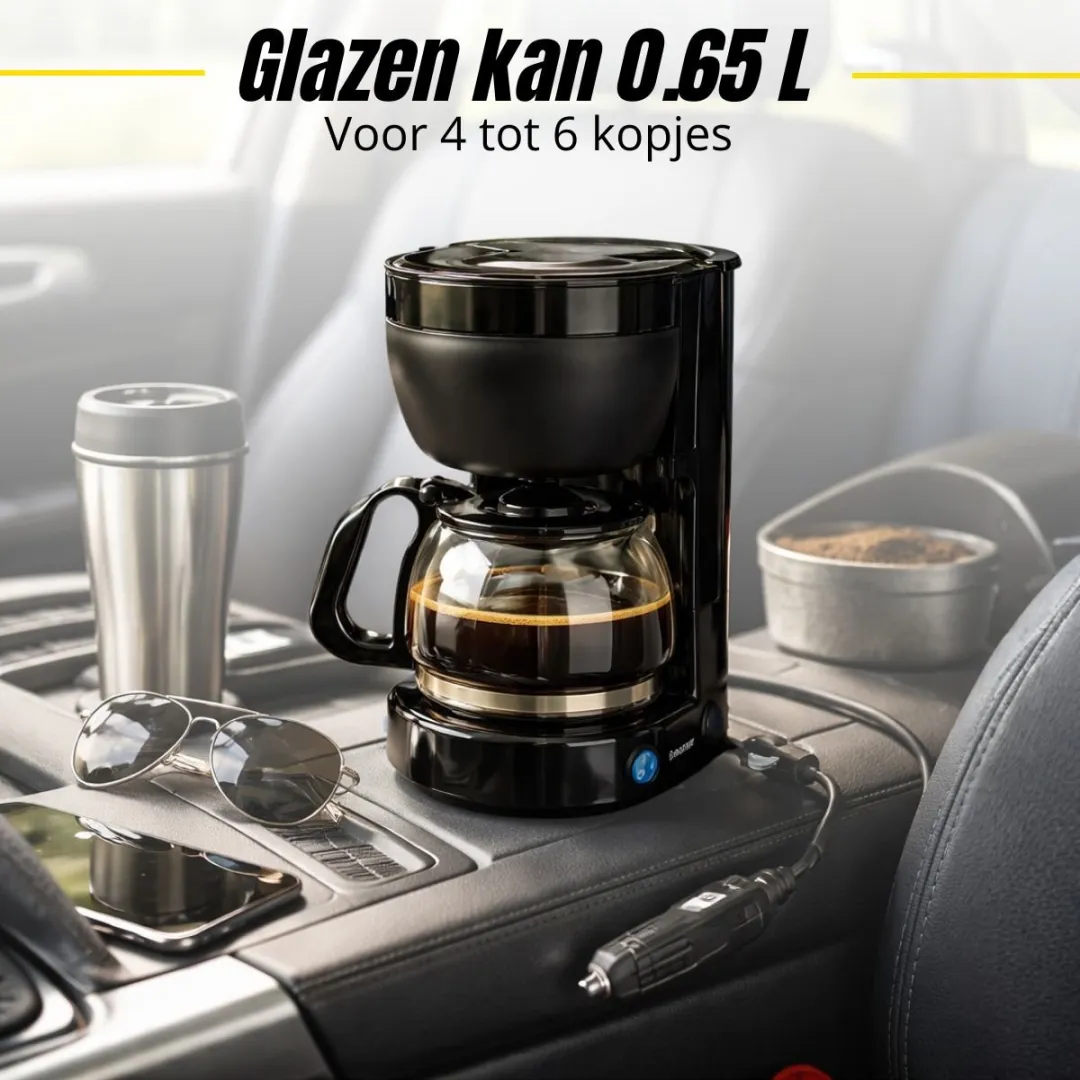 Dunlop Koffiezetapparaat 12V MEDUCA3660/0012 - 0,65L - Zwart