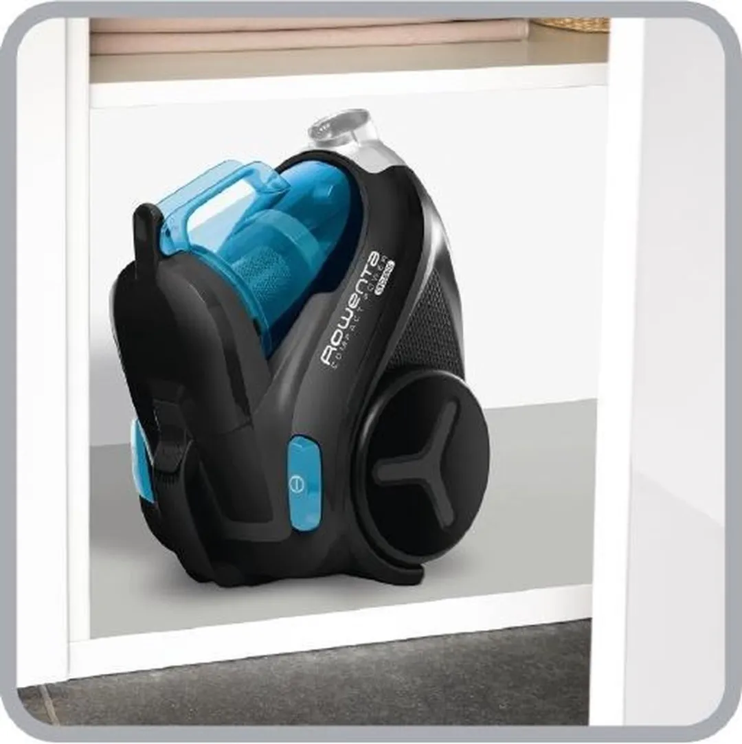 Rowenta Compact Power Cyclonic RO3731 Stofzuiger - 750W - Blauw/Zwart