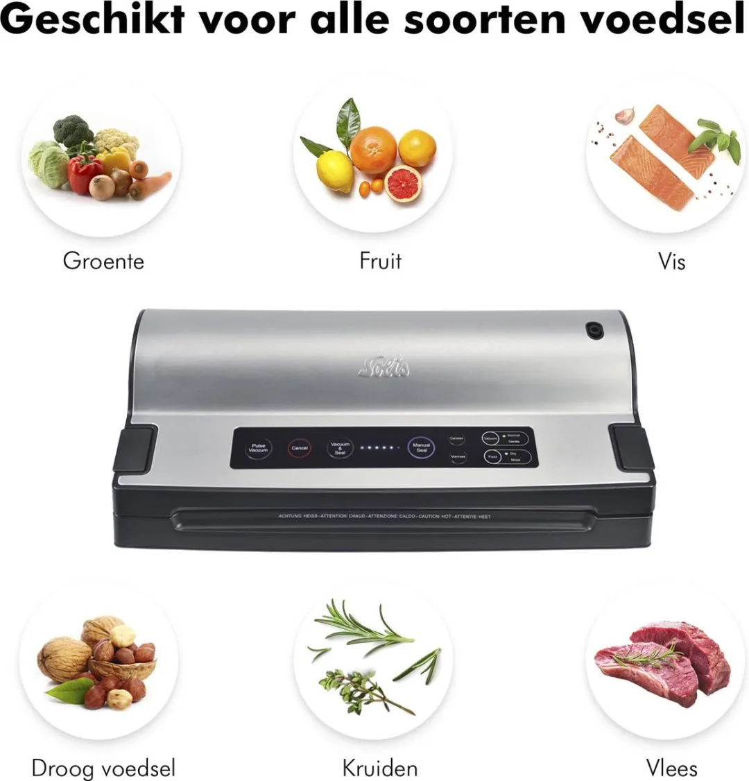 Solis Vac Prestige 575 Vacuümmachine - Grijs