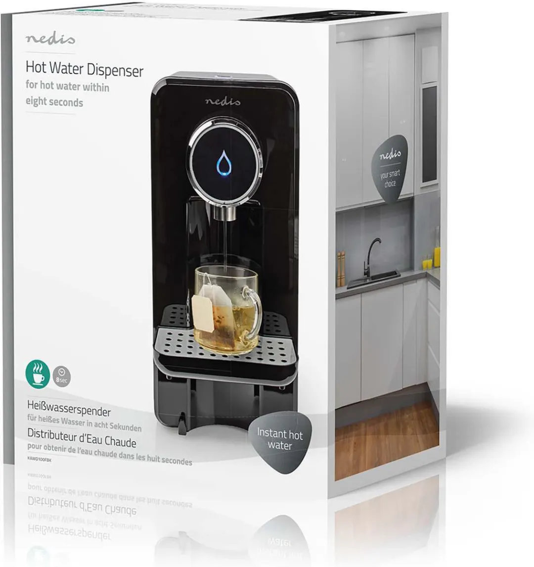 Nedis KAWD100FBK Heetwaterdispenser 2600W - 2.7L - Zwart
