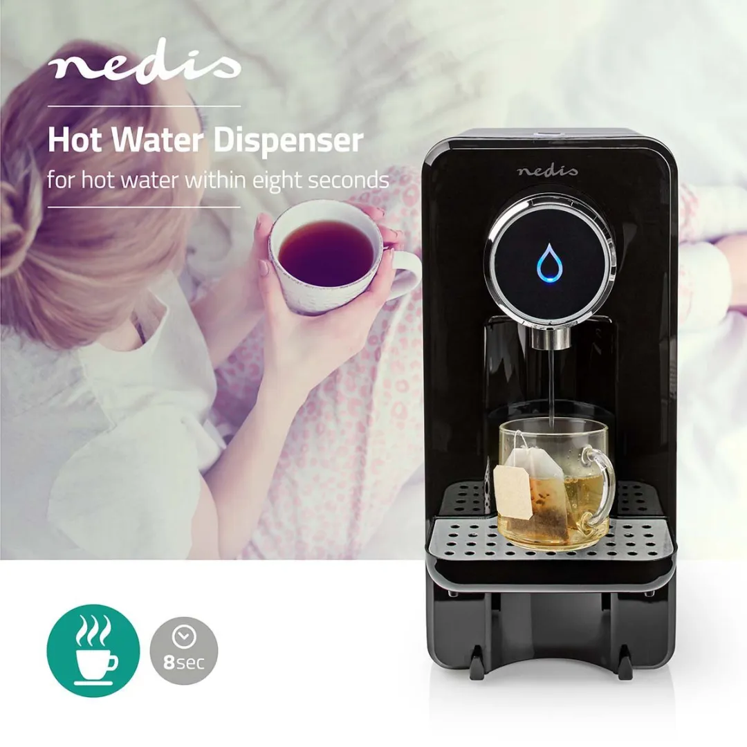 Nedis KAWD100FBK Heetwaterdispenser 2600W - 2.7L - Zwart