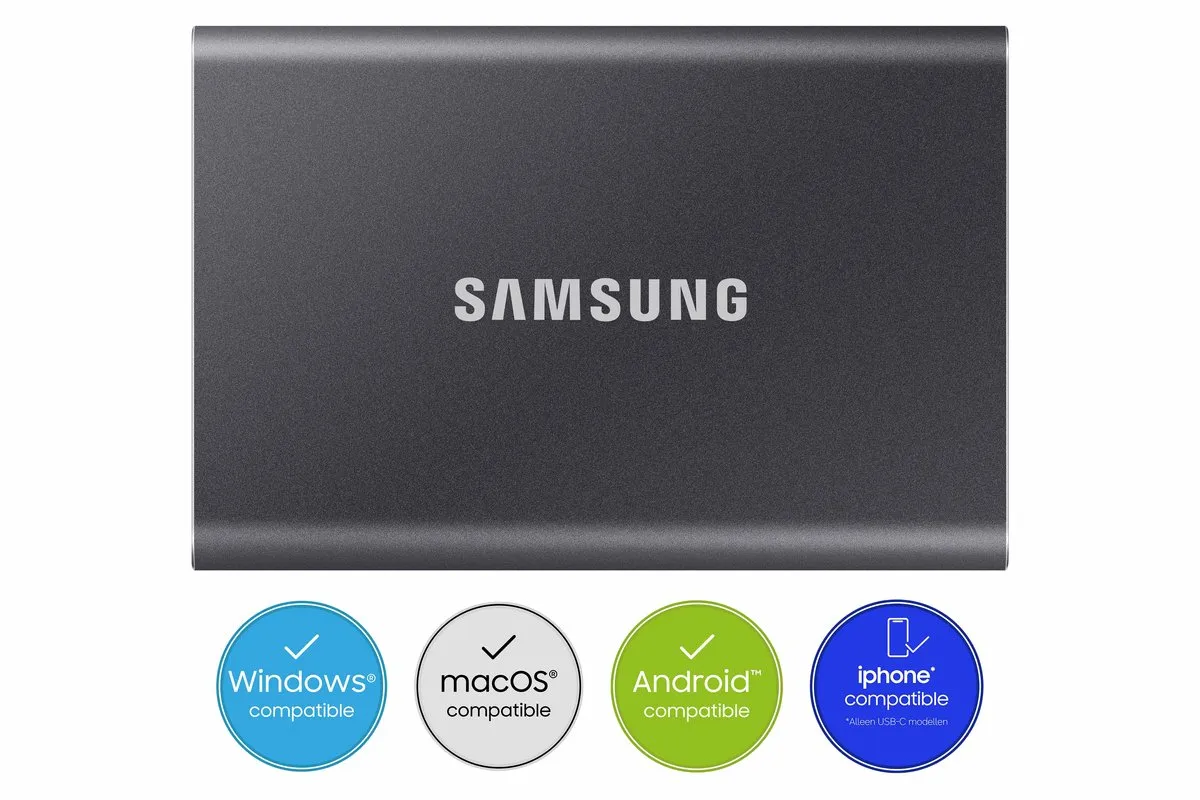 Samsung T7 Resurrected Externe SSD 1TB