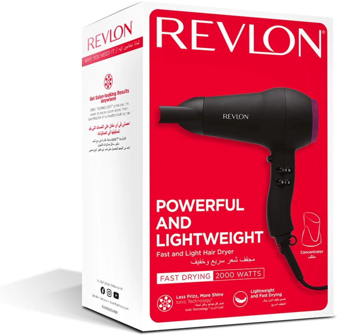 Revlon RVDR5823E3 Föhn 2000W - Zwart