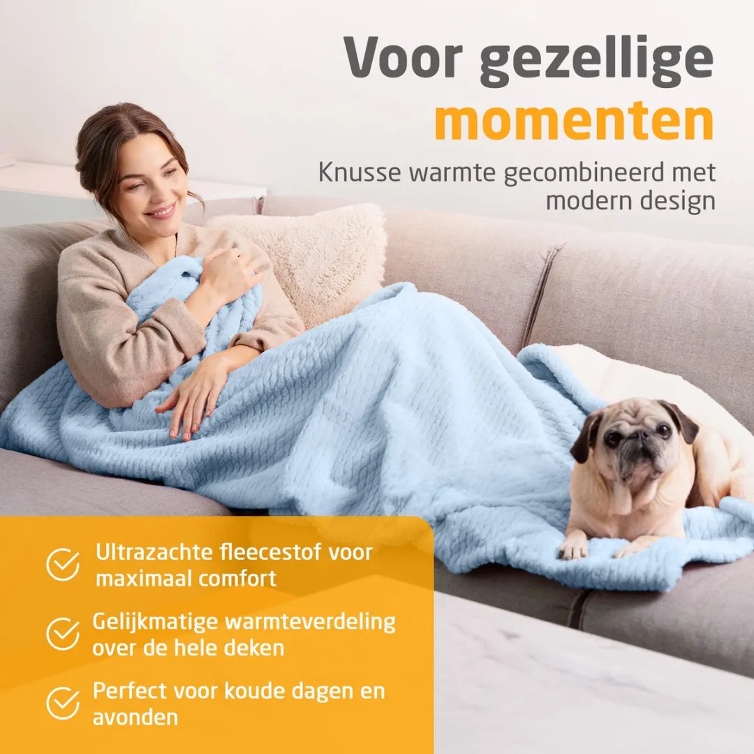 Medisana HB 415 Warmtedeken - 9 standen - Blauw