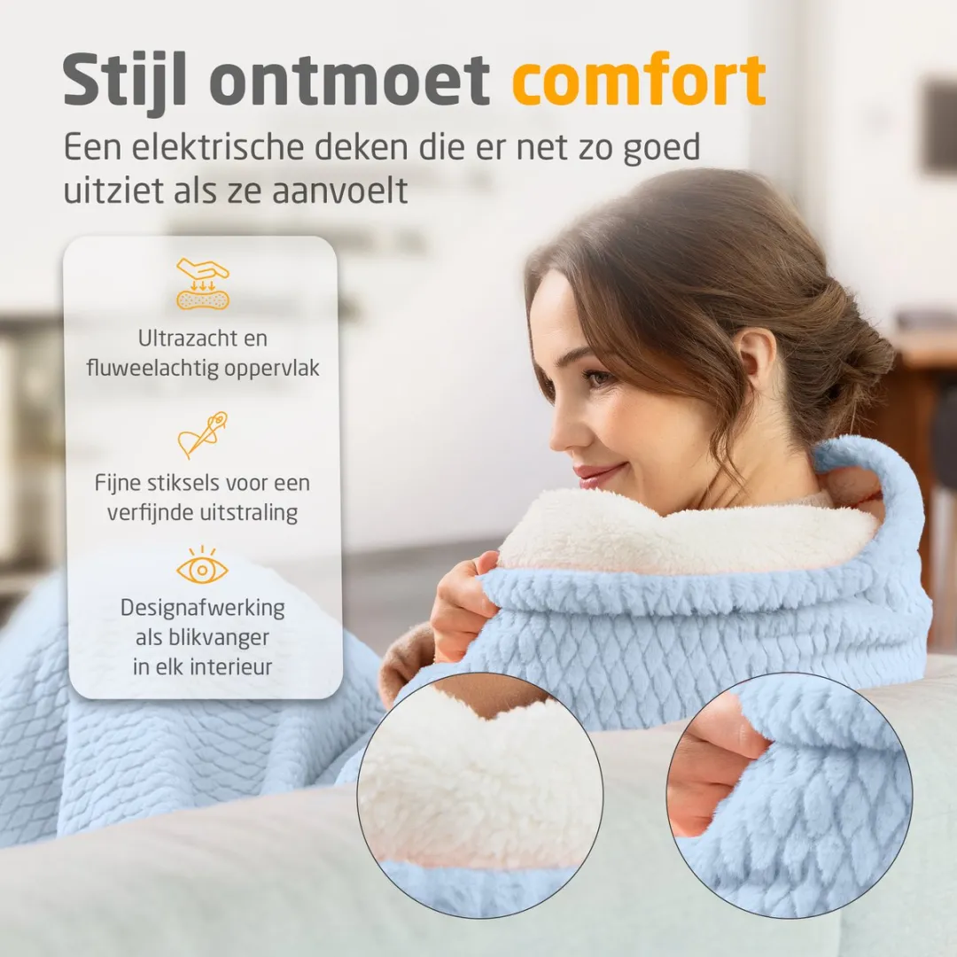 Medisana HB 415 Warmtedeken - 9 standen - Blauw