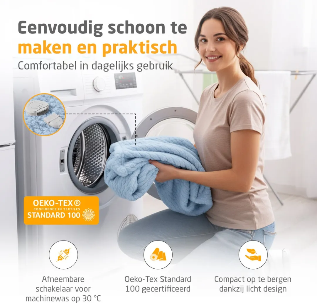 Medisana HB 415 Warmtedeken - 9 standen - Blauw