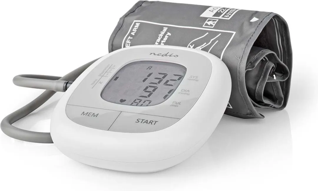 Nedis Bloeddrukmeter Arm LCD 60 Geheugens