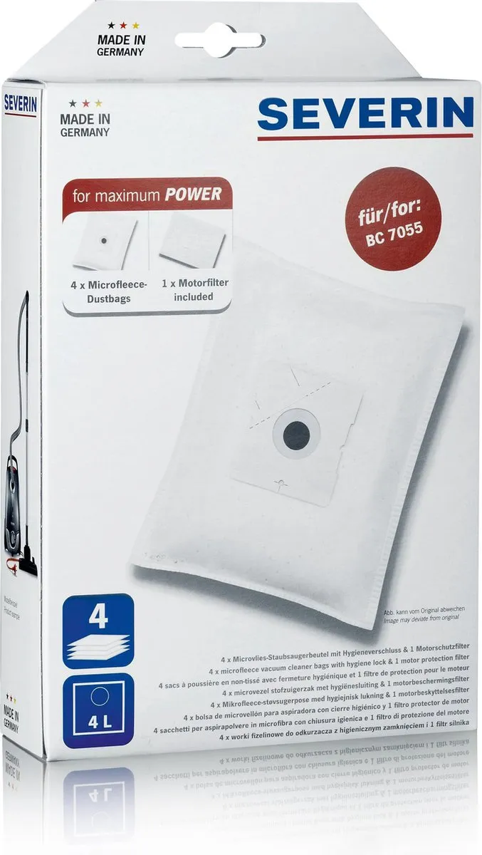 Severin SB 7219 Stofzuigerzakken