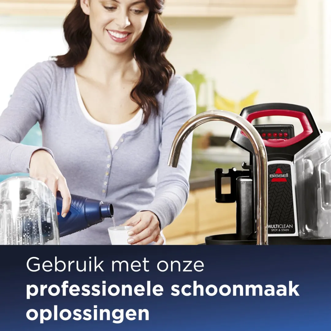 BISSELL MultiClean 4720M Vlekkenreiniger - 330W - 2x 1.1L - Zwart