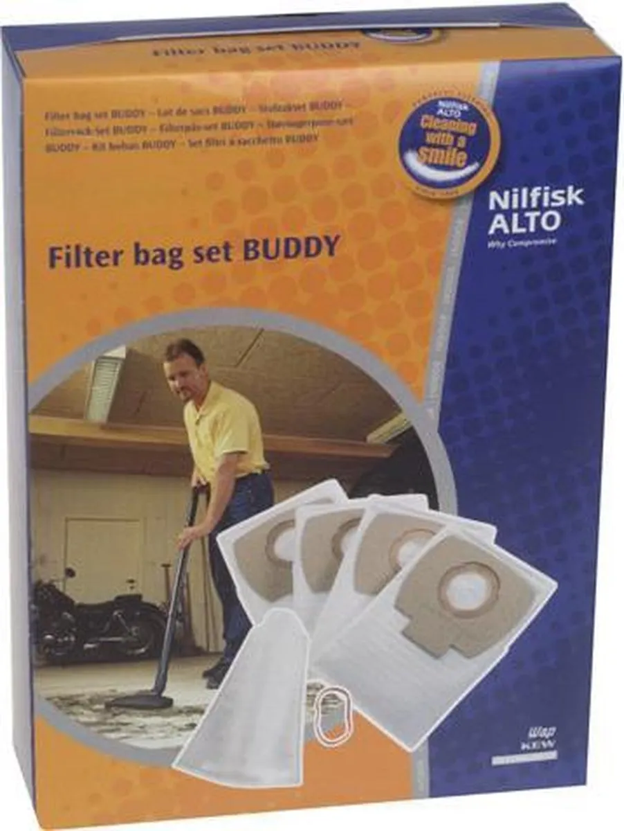 Nilfisk Buddy 4+1 Zakken & Waterfilter Set - 302002403