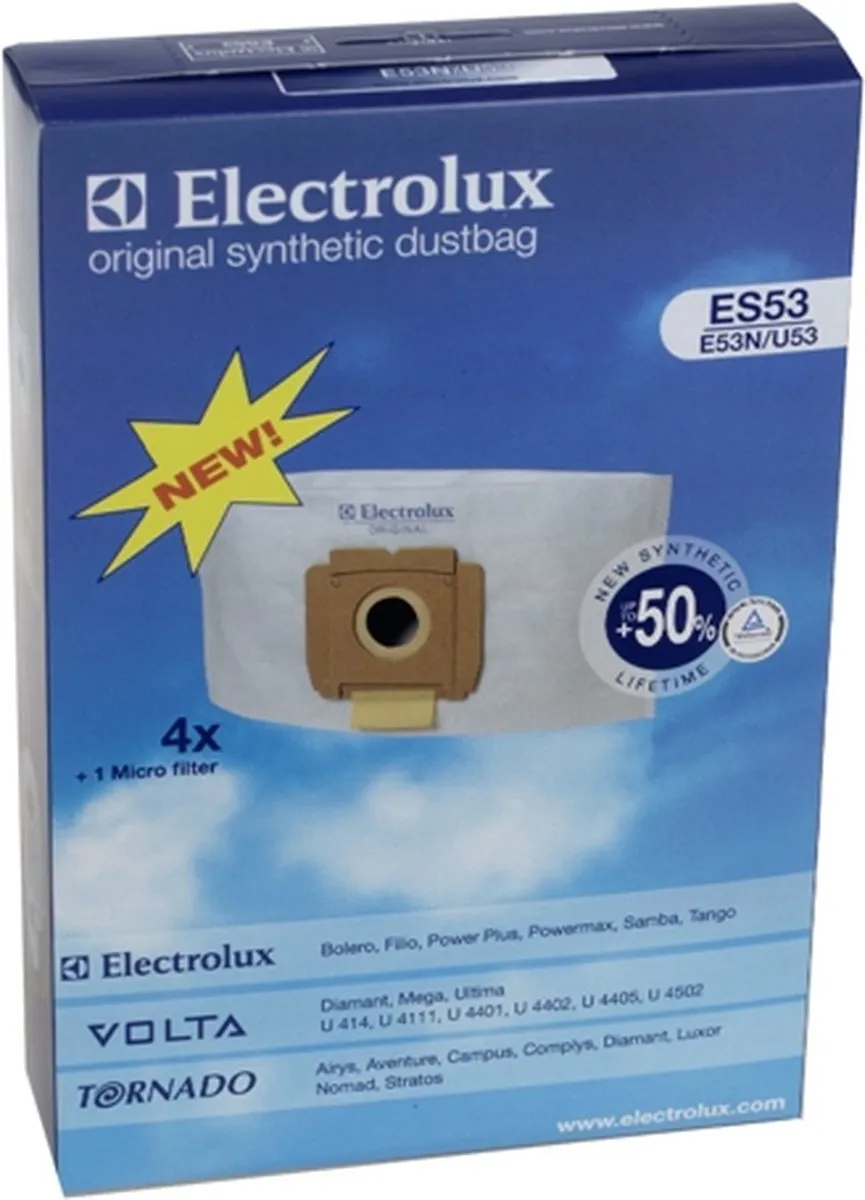Electrolux Stofzuigerzakken ES53 20 Stuks (5x4) - Microfilter
