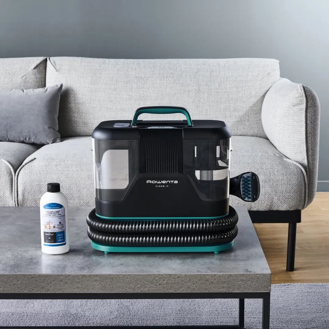 Rowenta Clean It IN5020 Vlekkenreiniger 750W - Zwart/Transparant
