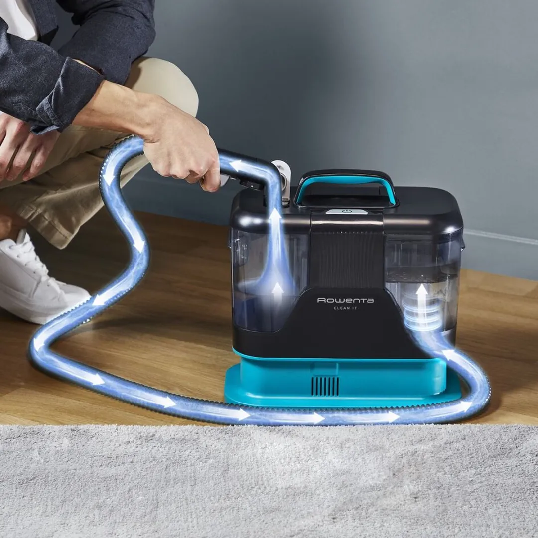 Rowenta Clean It IN5020 Vlekkenreiniger 750W - Zwart/Transparant