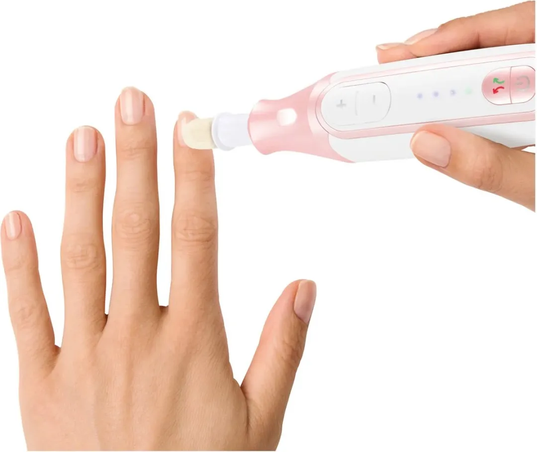 SILVERCREST Pedicure & Manicure Set - Roze - 7 Opzetstukken