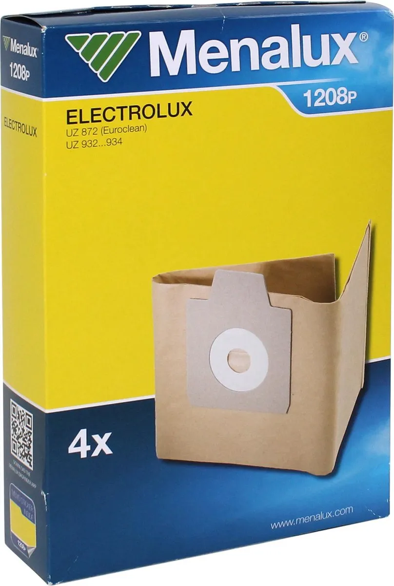 Electrolux Menalux T130 Stofzuigerzakken - 4 Stuks