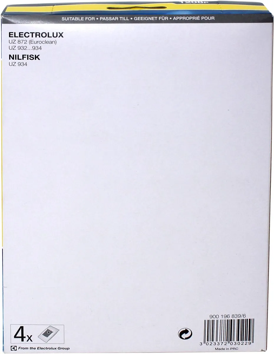 Electrolux Menalux T130 Stofzuigerzakken - 4 Stuks